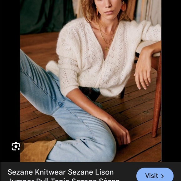 Sezane Lison Cardigan NWOT - Picture 2 of 10